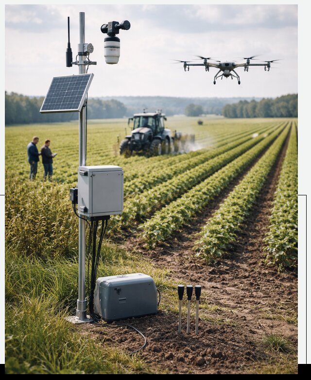 Разработка IoT мониторинга полей в Биробиджане от 8617 р. | АвикейБрб